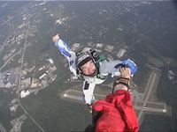 me grabbing mark's foot - taken by mark wilton